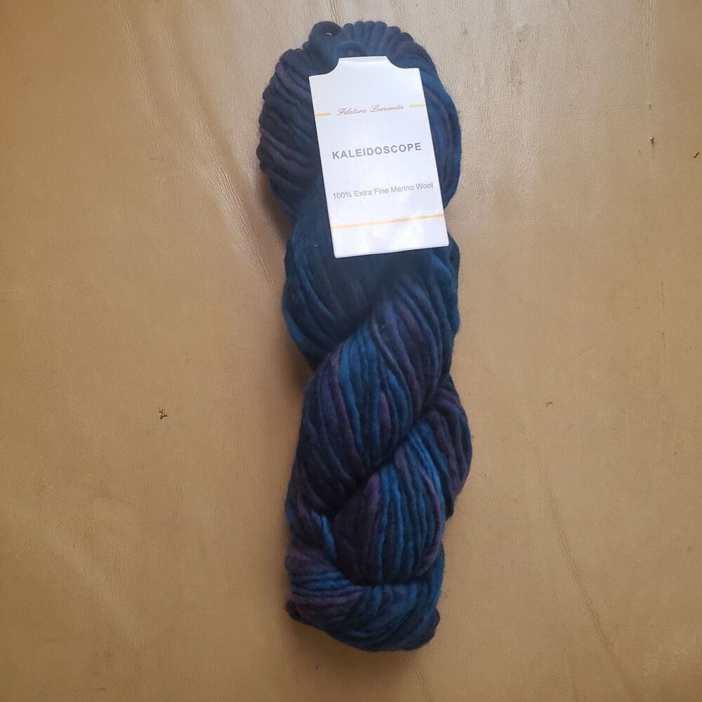 NEW Filatura Lanarota Kaleidoscope Extra Fine Merino Wool Peru Color 008 1 Skein